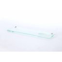 Ver imagem 4 de Porta Shampoo Reto com Rebaixo Saboneteira Vidro Incolor Lapidado - Aquabox - 40cmx9cmx8mm