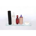 Ver imagem 3 de Porta Shampoo Reto com Rebaixo Saboneteira Vidro Incolor Lapidado - Aquabox - 40cmx9cmx8mm