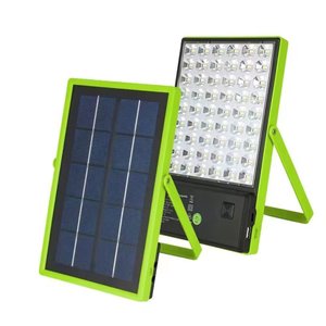 Luz de Emergência com Painel Solar 28w Cor:verde