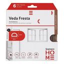 Ver imagem 1 de Veda Fresta Portas e Janelas Borracha Vedação Marrom Adesiva Rolo Modelo D Stamaco 6 Metros