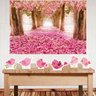 Kit decoração de festas Jardim Encantado com painel e displays de mesa - 1