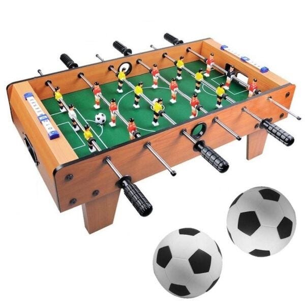 Jogo De Futebol De Mesa Pebolim/totó 70x37x16,8 - 1