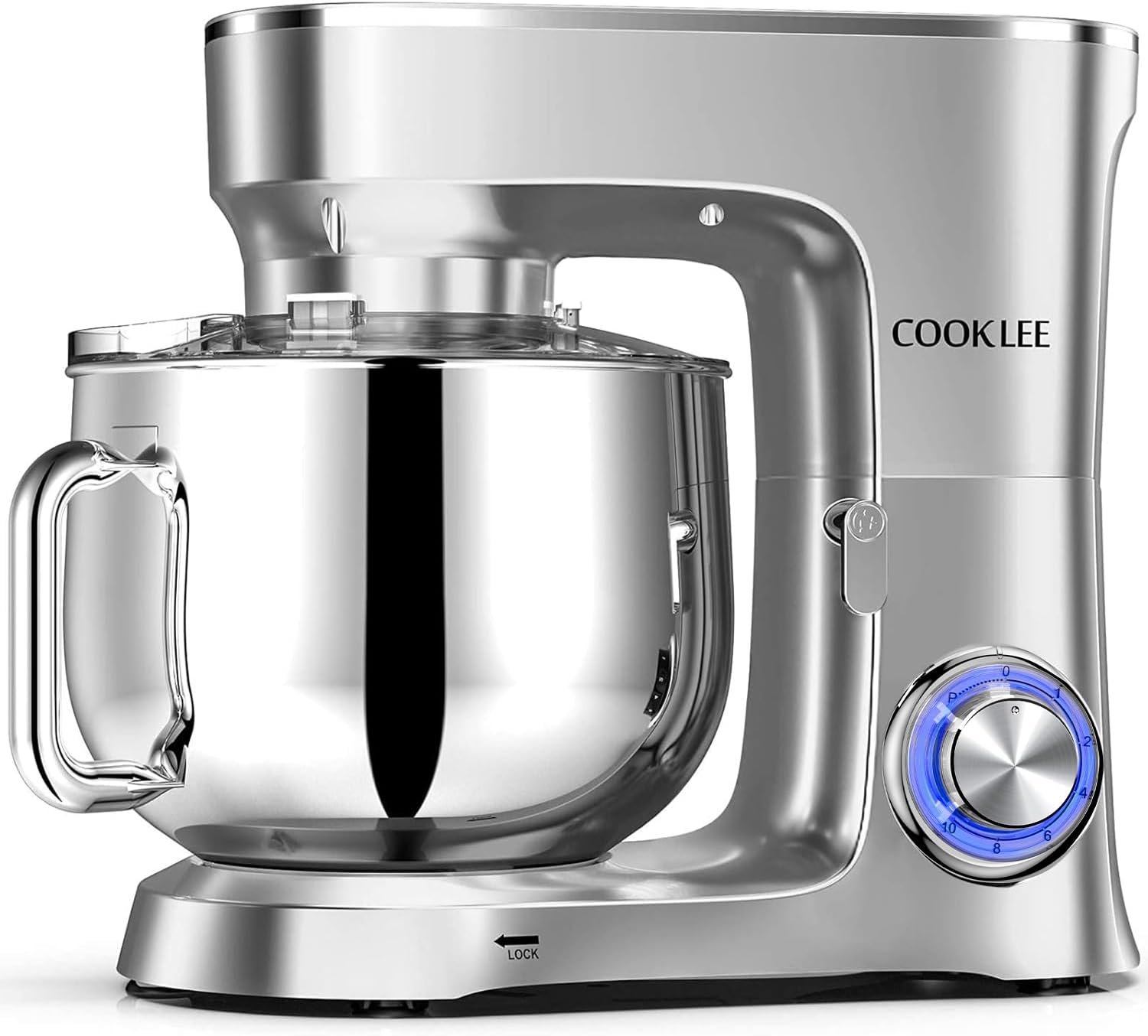 Cooklee Batedeira 9.5 Qt, 660w, 10 Velocidades, Prata | MadeiraMadeira