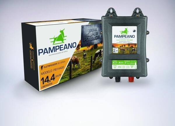 Eletrificador Cerca Elétrica Rural 400Km 14,4J - Pampeano - 1