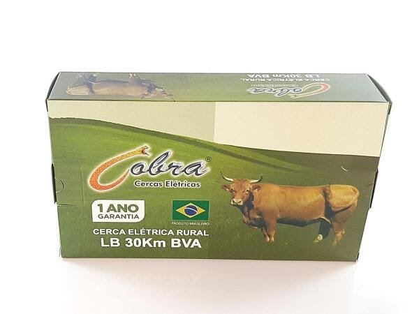 Eletrificador Cerca Elétrica Rual 30Km Luz E Bateria 12V - 2