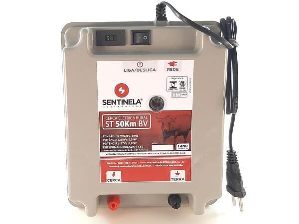 Eletrificador Cerca Elétrica Rural 50Km Super Turbo Bivolt - 1