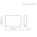 Ver imagem 5 de Stella Balizador Sobrepor Mini Neu Sth8745/30 Branco 1,5w