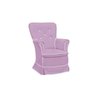 Poltrona Amamentação Sofia Fixa com Puff - Lilás/Branco - 1