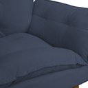 Ver imagem 5 de Kit 4 Poltronas Decorativa Sala e Quarto Opala Suede Herrero:azul Marinho