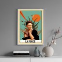 Ver imagem 1 de Quadro Carta Tarot La Force - Frida 24x18cm:madeira Preta