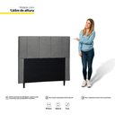 Ver imagem 3 de Cabeceira Cama Box Casal King Donna 193cm Suede Cinza - Desk Design
