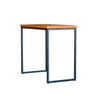 Mesa Bistro Alta 100cm Tampo Madeira Peroba com 120cm x 60cm Estilo Industrial - ÉdeCasaMóveis                                                  - 10