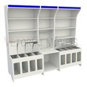 Ver imagem 4 de Expositor De Ração Pet Box (vitrine Prateleira Balcão Cães) - Branco