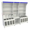 Ver imagem 4 de Expositor De Ração Pet Box (vitrine Prateleira Balcão Cães) - Branco