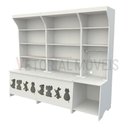 Ver imagem 3 de Expositor De Ração Pet Box (vitrine Prateleira Balcão Cães) - Branco