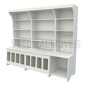 Ver imagem 2 de Expositor De Ração Pet Box (vitrine Prateleira Balcão Cães) - Branco