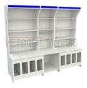 Ver imagem 1 de Expositor De Ração Pet Box (vitrine Prateleira Balcão Cães) - Branco