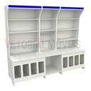 Ver imagem 1 de Expositor De Ração Pet Box (vitrine Prateleira Balcão Cães) - Branco