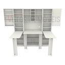 Ver imagem 2 de Armário Multifuncional Ateliê M1 Estação Trabalho Costura - Branco
