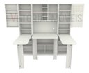 Ver imagem 2 de Armário Multifuncional Ateliê M1 Estação Trabalho Costura - Branco