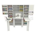 Ver imagem 1 de Armário Multifuncional Ateliê M1 Estação Trabalho Costura - Branco
