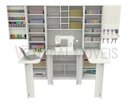 Ver imagem 1 de Armário Multifuncional Ateliê M1 Estação Trabalho Costura - Branco