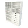 Armário Arara Gaveta Samara M4 100% Mdf (closet / Colmeia) - Branco - 1