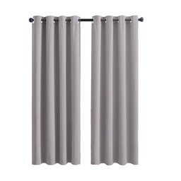 Cortina Alice 3,0 x 1,80 Para Sala/ Quarto Cinza - 1