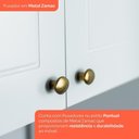 Ver imagem 4 de Cozinha Modulada Americana 2 Peças Aéreo e Balcão 80cm Branco/nature com Tampo Mdp - Móveis Henn