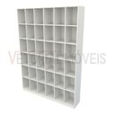 Ver imagem 2 de Armário Colmeia M8 100% Mdf (closet Lojas Roupas Expositor) - Branco