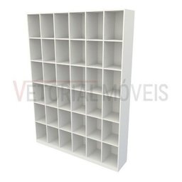 Armário Colmeia M8 100% Mdf (closet Lojas Roupas Expositor) - Branco - 2