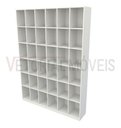 Ver imagem 2 de Armário Colmeia M8 100% Mdf (closet Lojas Roupas Expositor) - Branco