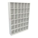 Ver imagem 1 de Armário Colmeia M8 100% Mdf (closet Lojas Roupas Expositor) - Branco