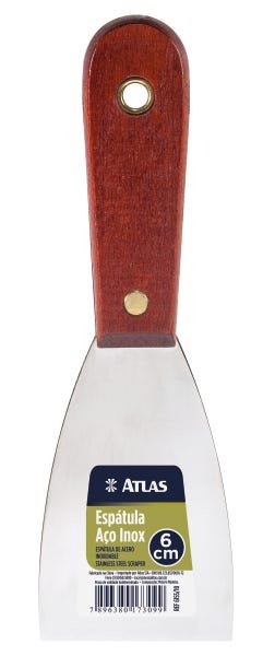 Espátula de Aço Inox 6 cm 6155/10 - Atlas