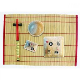 Kit para Comida Japonesa 1 Pessoa Esteira 33X15X6cm Btc - 1