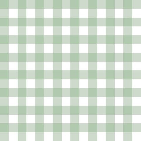 Papel de Parede Doce Estilo Xadrez Verde 82281