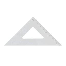 Esquadro Acrílico Trident 45° 28Cm Com Escala Ref 1528 - 1