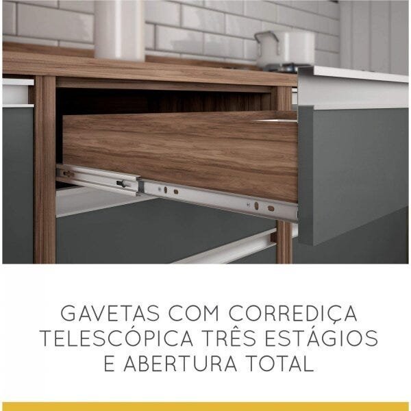 Cozinha Compacta com Balcão 4 Peças Baronesa Nesher Móveis - 7