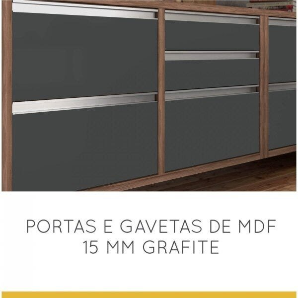 Cozinha Compacta com Balcão 4 Peças Baronesa Nesher Móveis - 10