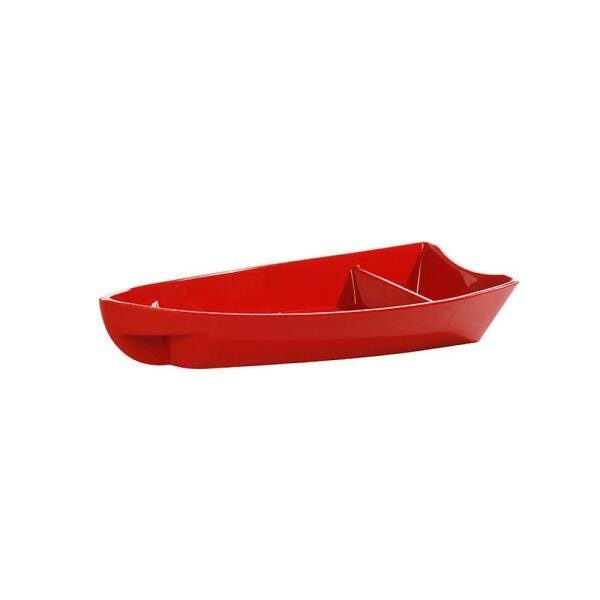 Conjunto De Barco Sushi VEM P 600Ml 6 Peças Vermelho - 2