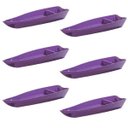 Ver imagem 1 de Conjunto de Barco Sushi Vem M 1l 6 Peças Tropical Polipropileno Roxo