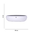 Ver imagem 5 de Vaso Bacia Decorativo Osaka Branco G 16x65x52 cm - D’Rossi