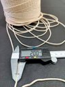Ver imagem 2 de Rolo Corda para Persiana Vertical 2mm Poliéster - Cor Bege Mescla - 400 Metros