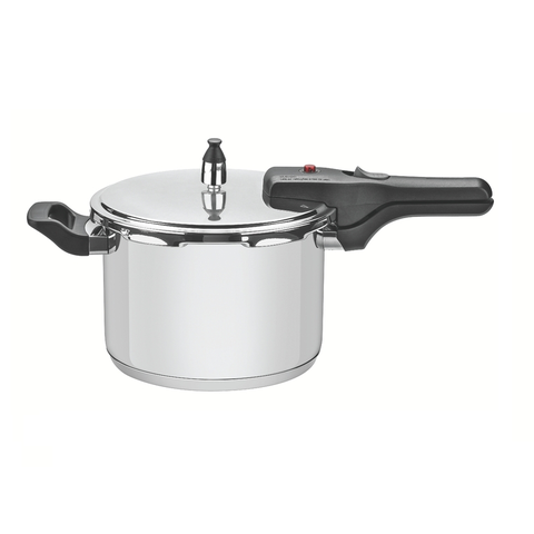 Panela de Pressão Brava 22 cm 6 L em Aço Inox Fundo Triplo Tramontina 62416/220