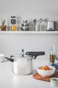 Ver mais imagens de Panela de Pressão Brava 22 cm 6 L em Aço Inox Fundo Triplo Tramontina 62416/220