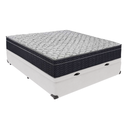 Ver imagem 1 de Cama Box com Baú Branco e Colchão Víuvo Ortobom Extra Firme Airtech