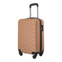 Ver imagem 2 de Mala de Viagem Tamanho Bordo 10kg Rodas 360 - Gladiador Diamond D1mb: Rose Gold