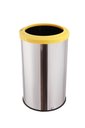 Ver imagem 1 de Lixeira Para Cozinha 35 Litros Aro Esmaltado Cesto Lata De Lixo - Amarelo