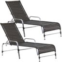 Ver imagem 1 de 2 Espreguiçadeiras de Piscina Varanda Fibra Sintética - Pedra Ferro