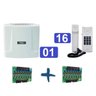 Kit Central de Interfone Condomínio com 16 Ramais Comunic 16 + 16 Terminais Hdl - 1
